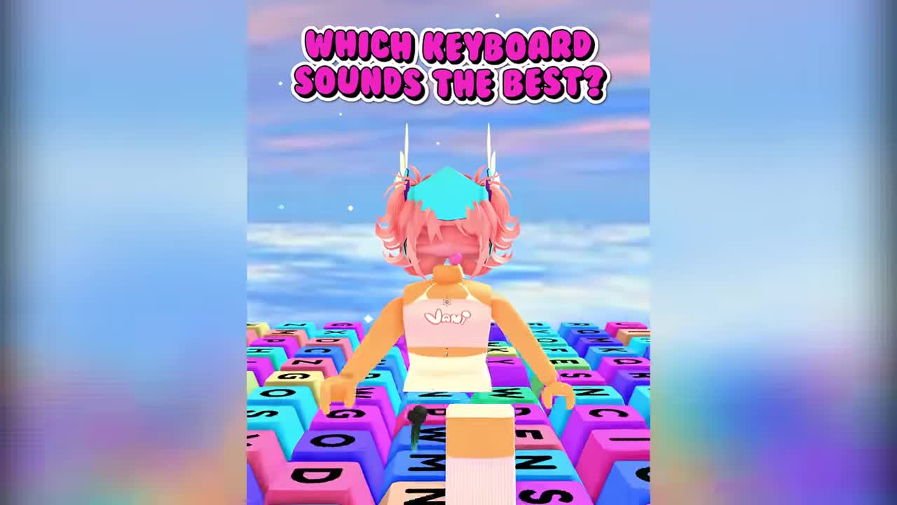 Keyboard Obby: ASMR Speed Run 广告素材