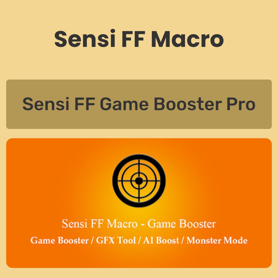 Sensi FF Macro - Game Booster advertising creative