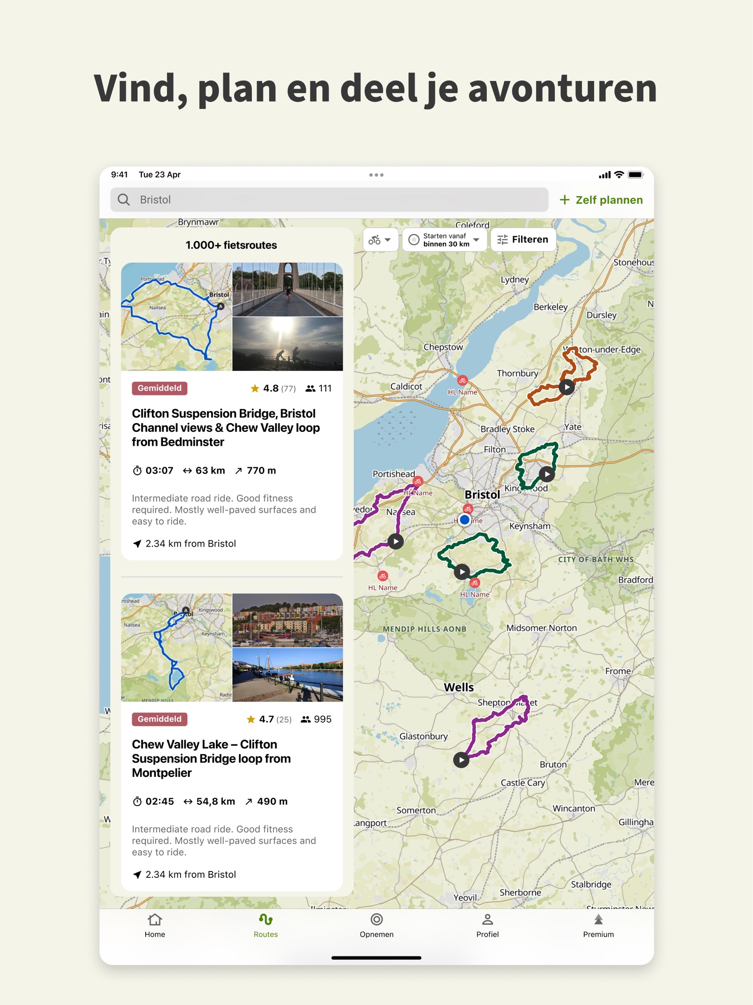 komoot - hike, bike & run 广告素材 2