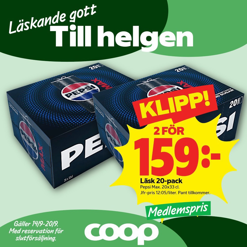 Coop | Mat Erbjudanden Medlem ad creative 2