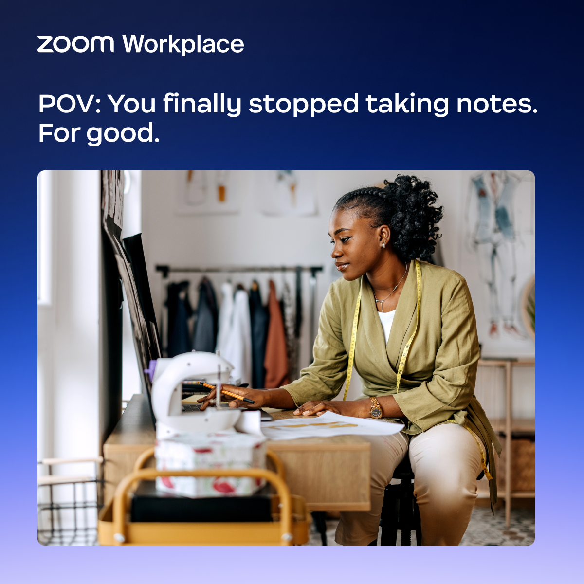 Zoom Workplace advertising creative