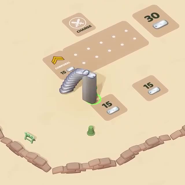 Idle Army Factory: War Tycoon advertising creative