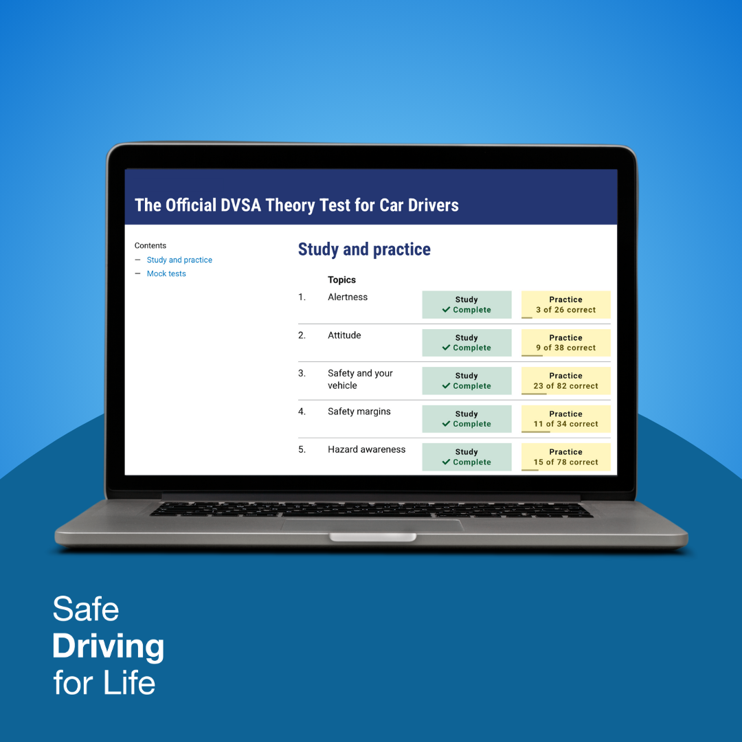 Official DVSA Theory Test Kit advertising creative 2