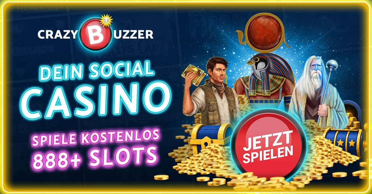 CrazyBuzzer - Social Casino ad creative