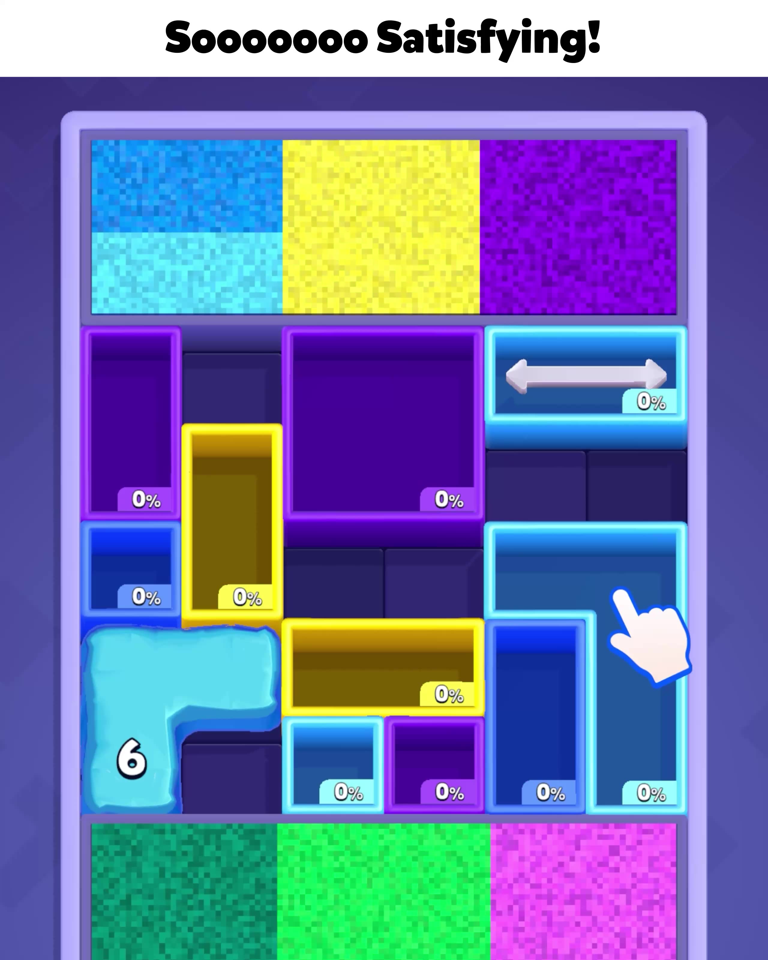 Sand Blocks: Drop Puzzle advertising creative