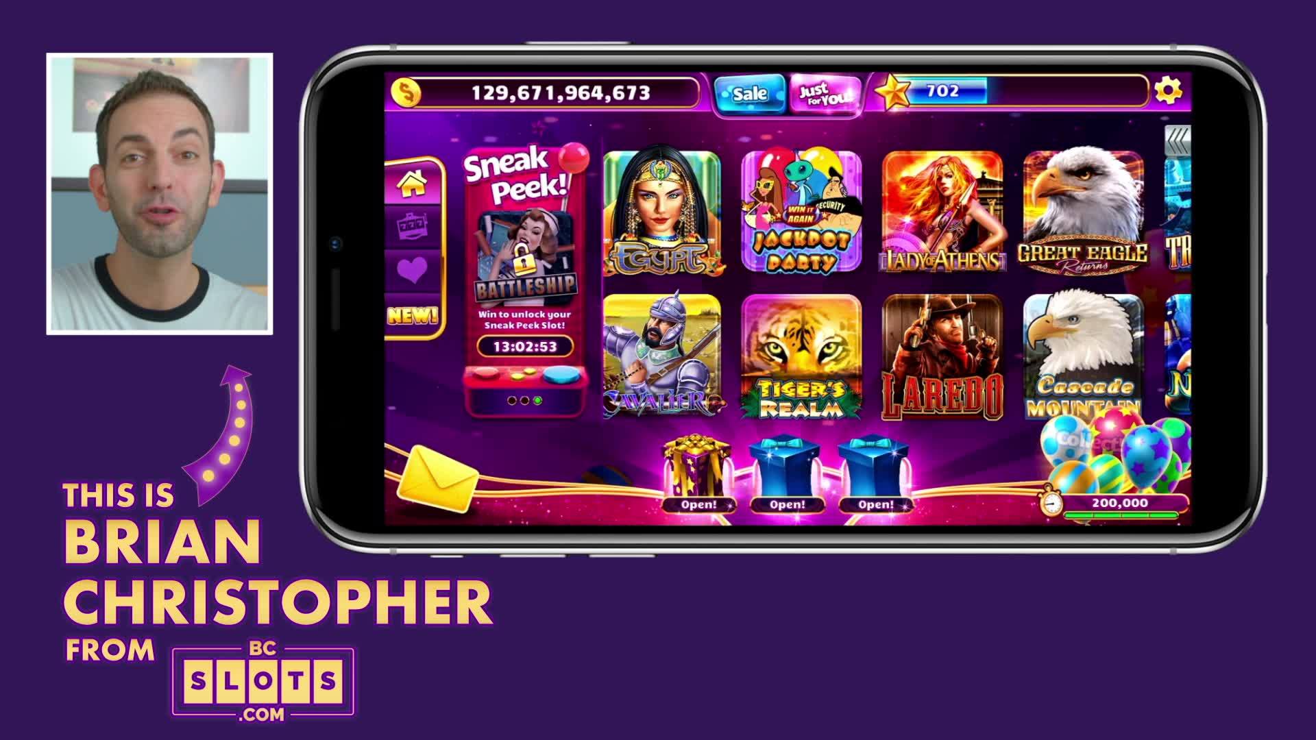 Jackpot Party Casino Slots advertising creative