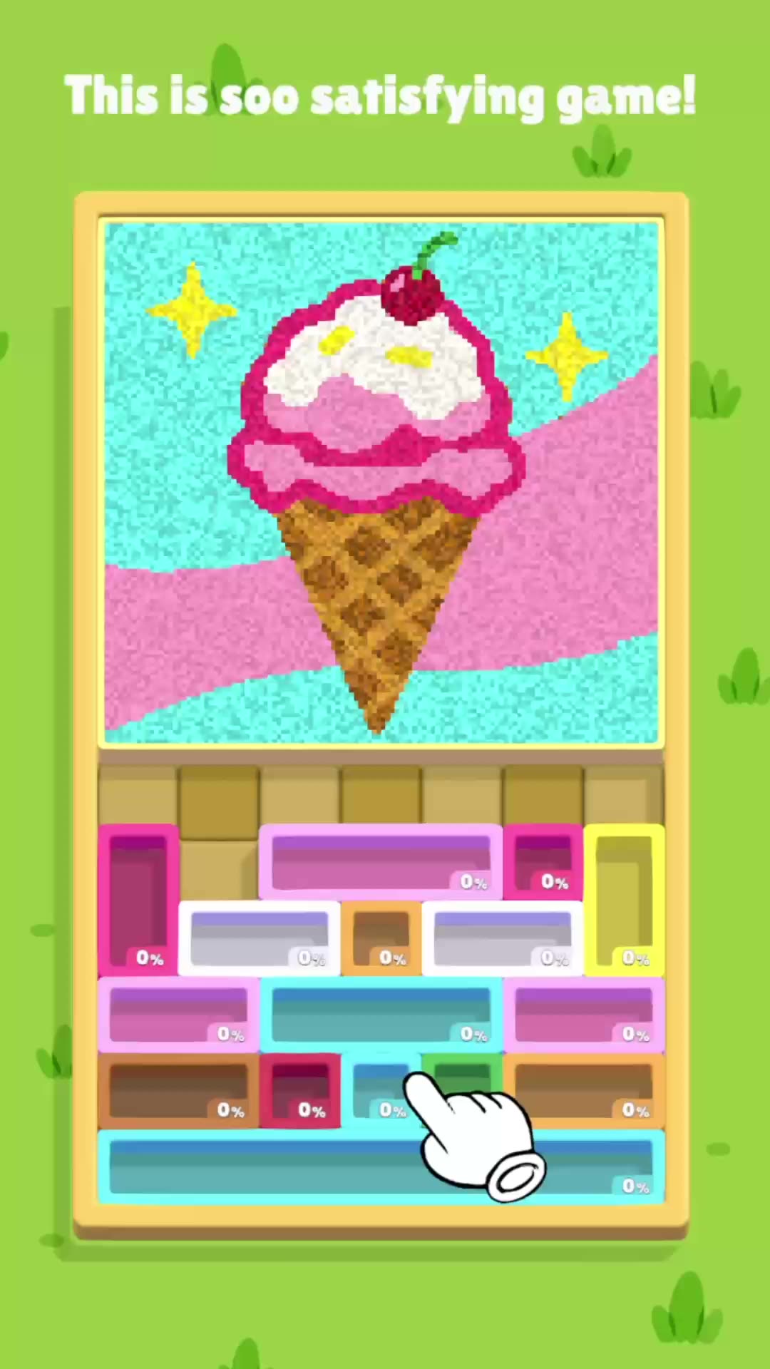 Sand Blocks: Drop Puzzle 广告素材
