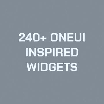 OneUI Widgets 广告素材