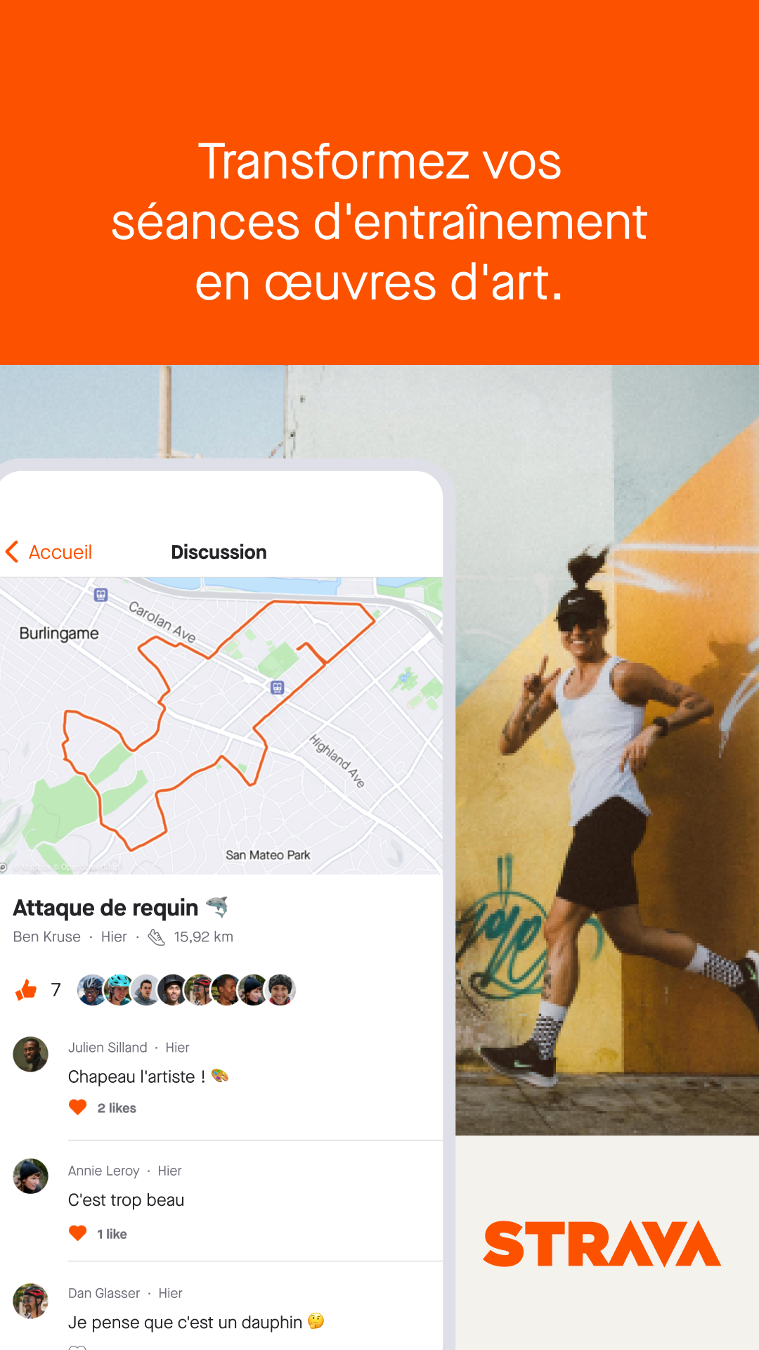 Strava: Run, Bike, Walk 广告素材