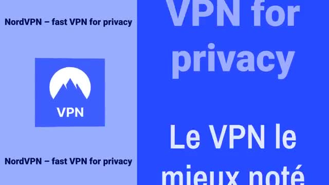 NordVPN – fast VPN for privacy advertising creative