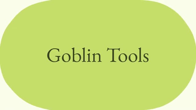 Goblin Tools 广告素材
