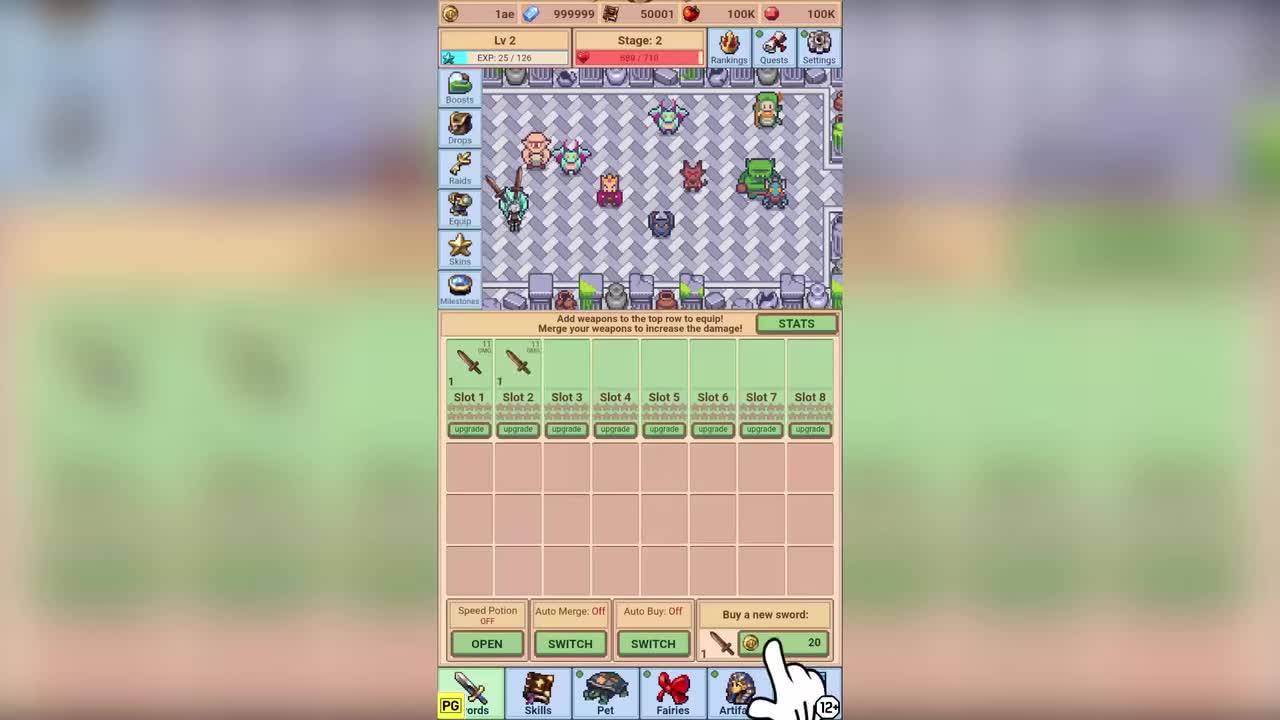 Idle Sword Master ad creative