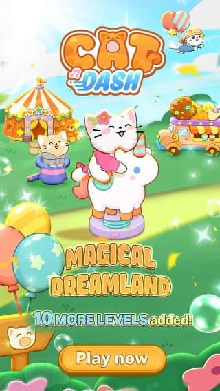 Cat Dash: Cute Cat Music Game 广告创意