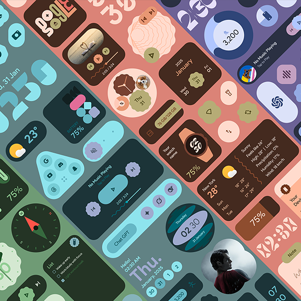 Material You Widgets advertising creative