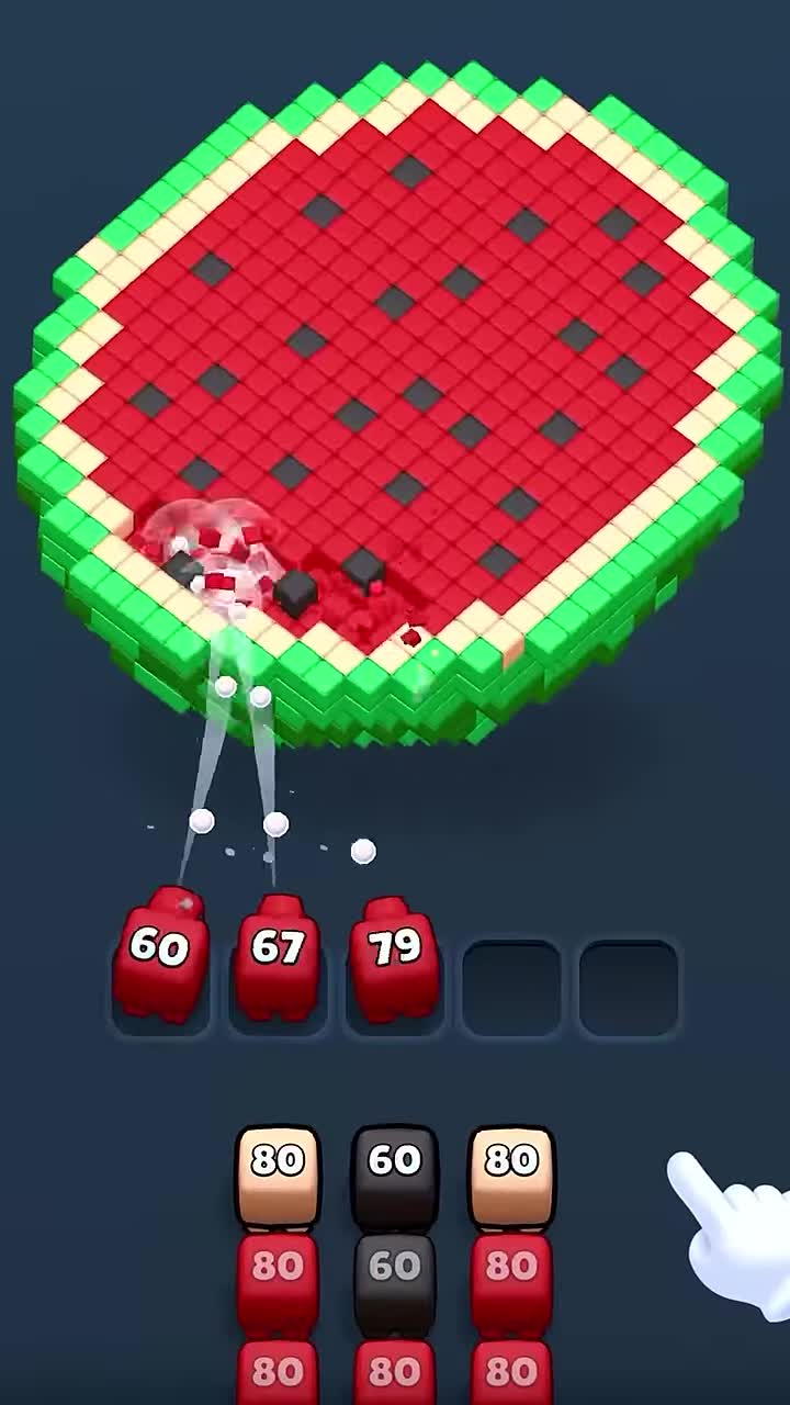 Cube Land Puzzle Game 广告素材