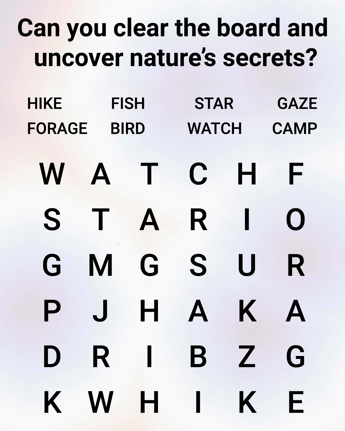 Word Search Explorer advertising creative