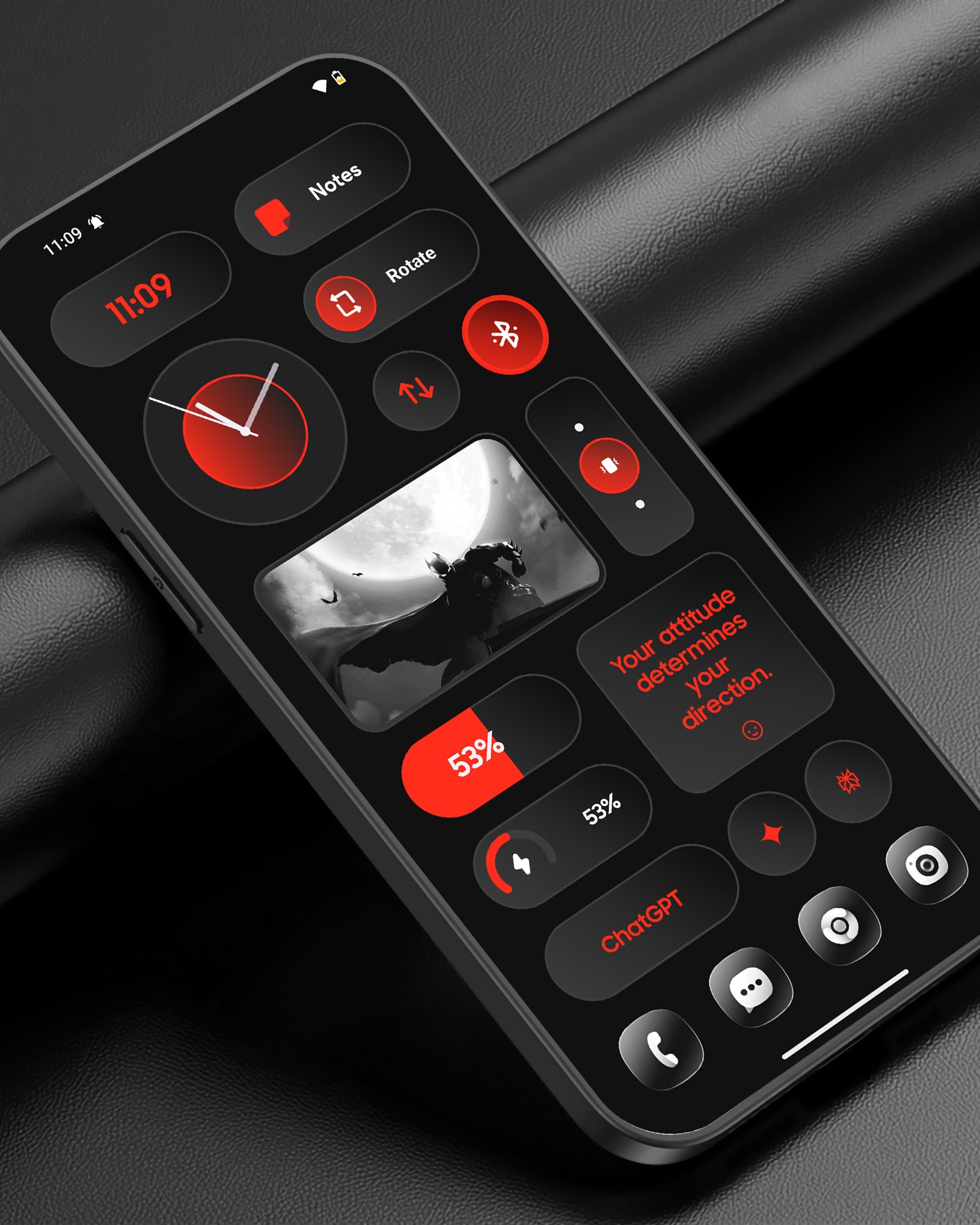 Glass Widgets : Neon advertising creative
