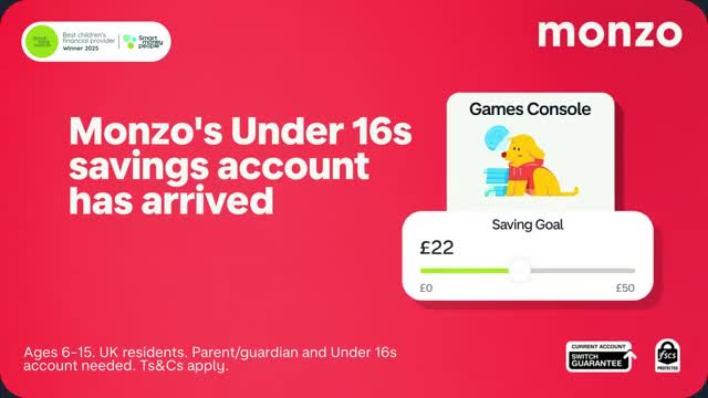 Monzo Bank - Mobile Banking advertising creative