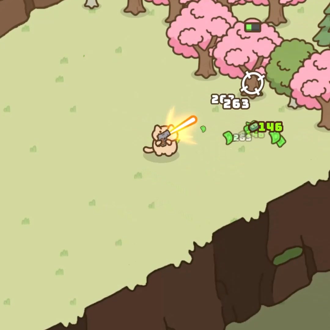 Idle Cat Gunner: Shooter RPG advertising creative