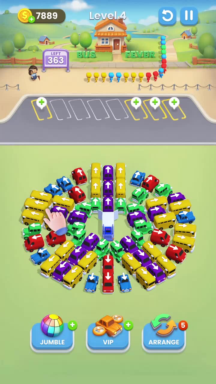 Bus Fever-Car Jam Escape 广告素材