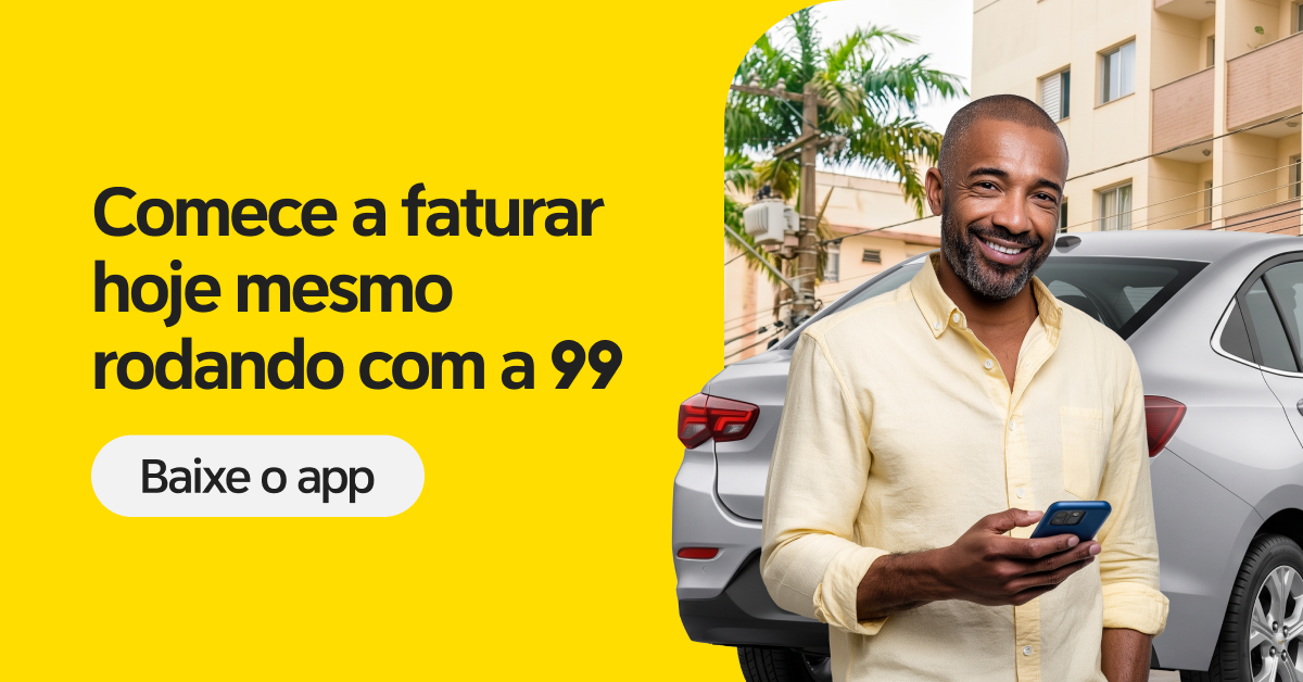 99 Motorista e Entregador ad creative