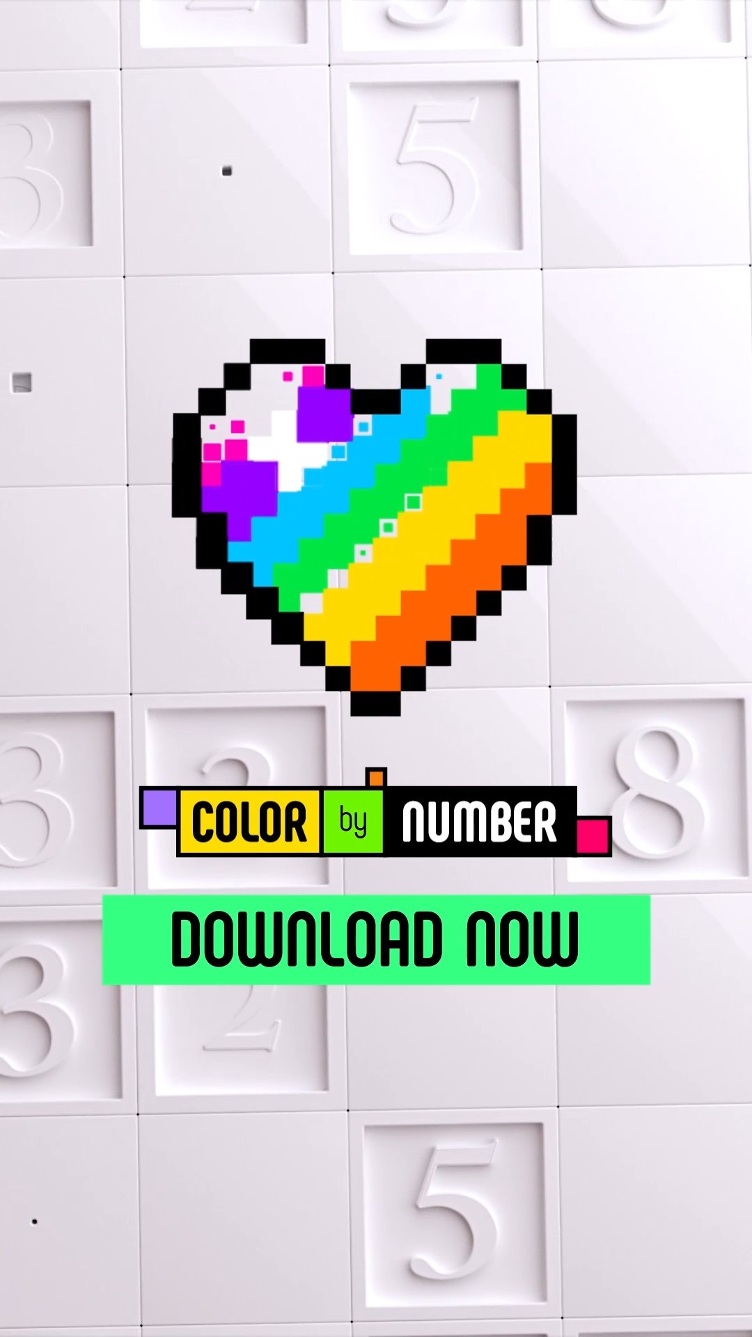 Color by Number：Coloring Games 广告创意