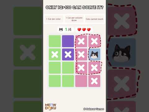 Meowdoku: Brain Puzzle Games 广告素材