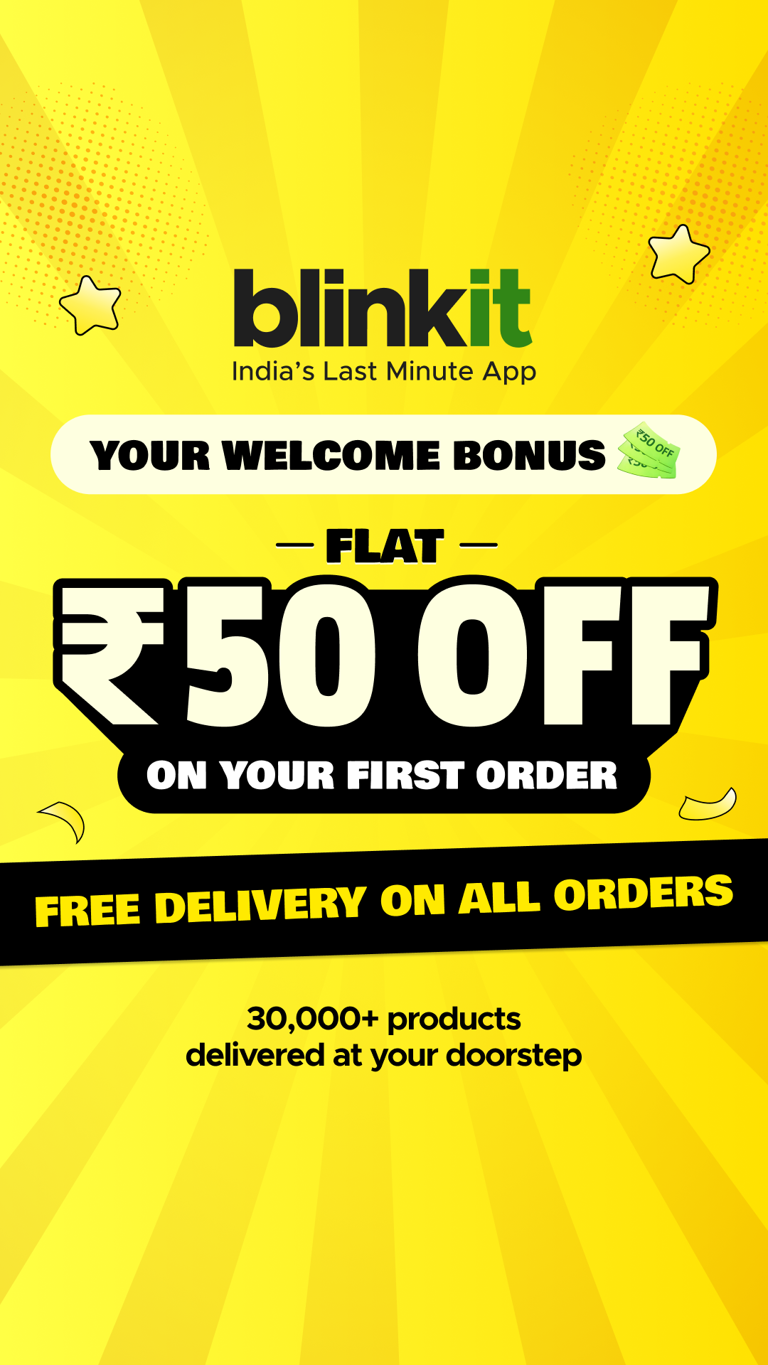 Blinkit: Groceries & more advertising creative
