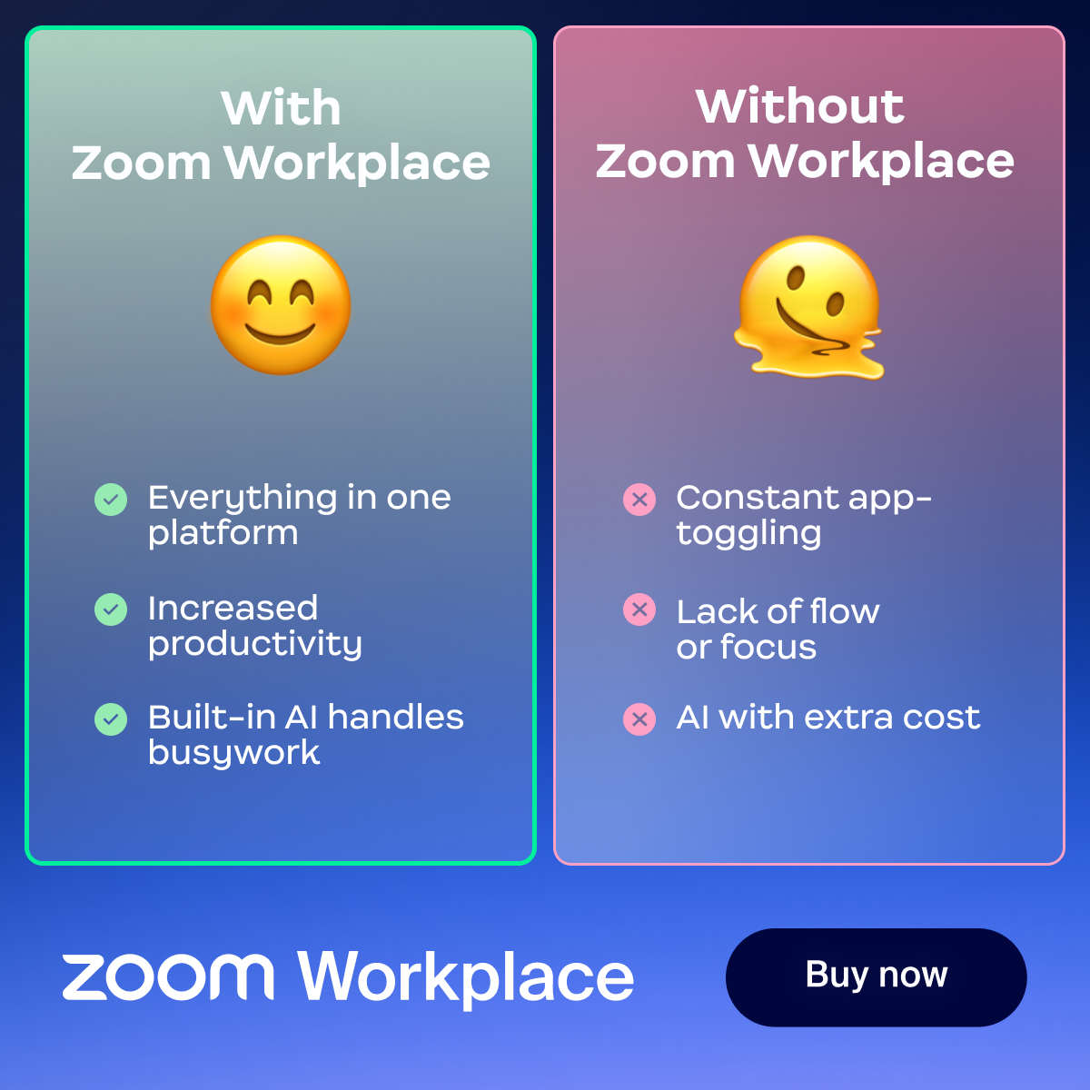 Zoom Workplace advertising creative
