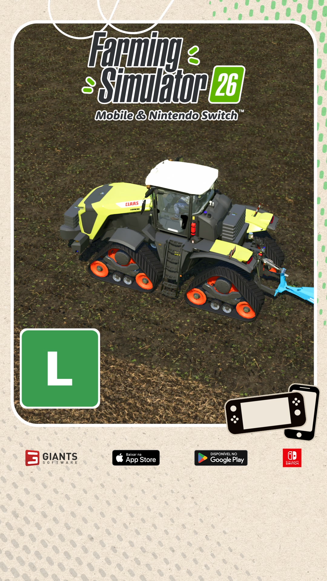 Farming Simulator 26 Mobile advertising creative