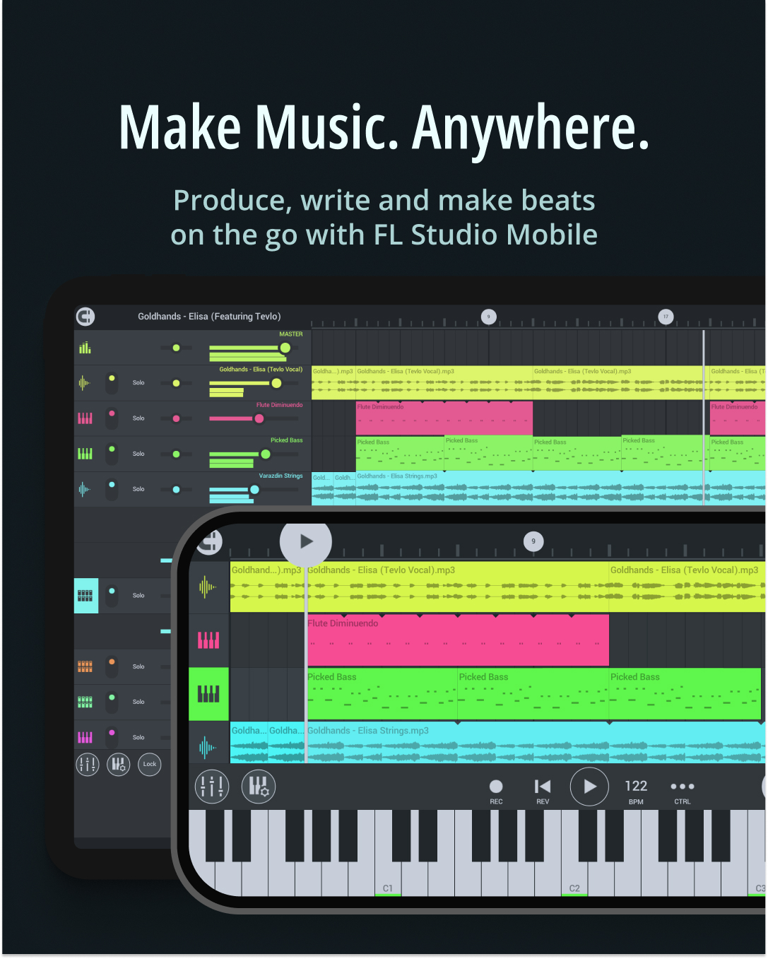 FL Studio Mobile 广告素材