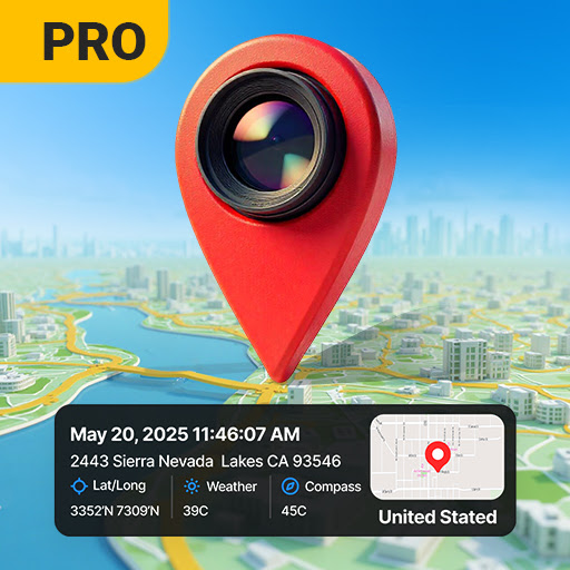 Map Camera Pro : Geotag Photos 广告素材