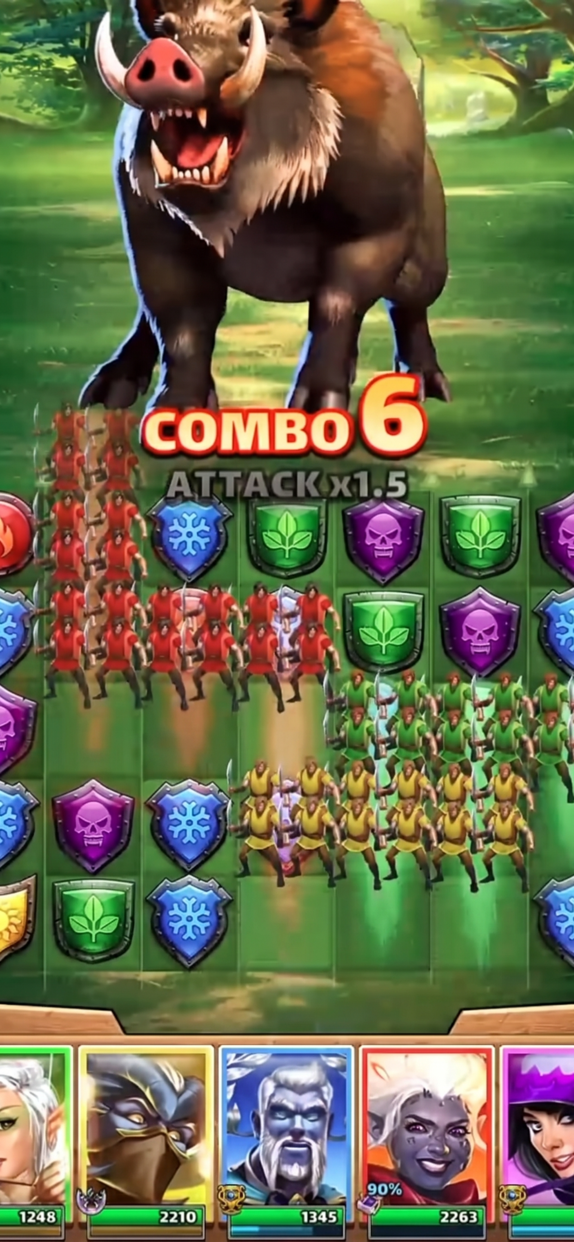 Empires & Puzzles: Match-3 RPG ad creative 3