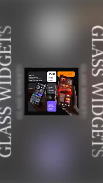 Glass Widgets advertising creative