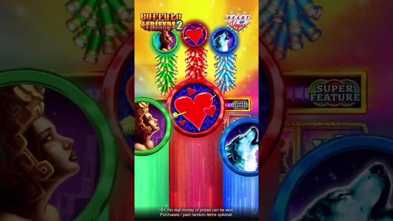 Slots: Heart of Vegas Casino 广告素材
