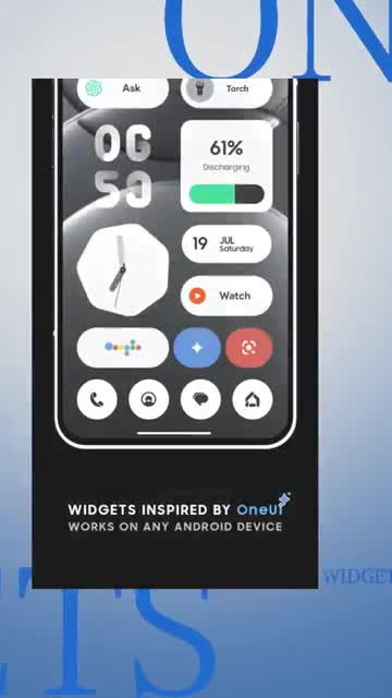 OneUI Widgets 广告素材