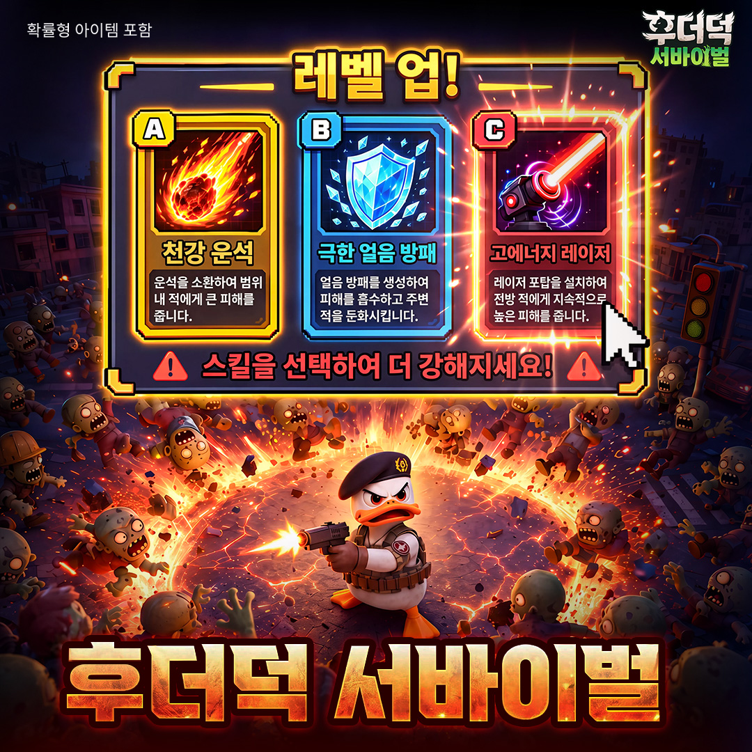 후더덕 서바이벌-777뽑기 증정 广告创意 1