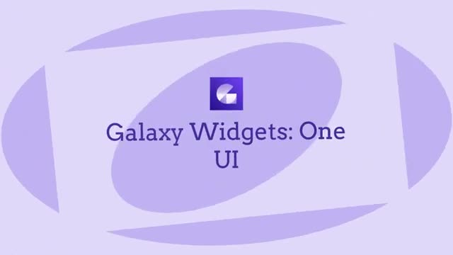 Galaxy Widgets: One UI 广告素材