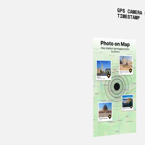 Map Camera Pro : Geotag Photos 广告素材