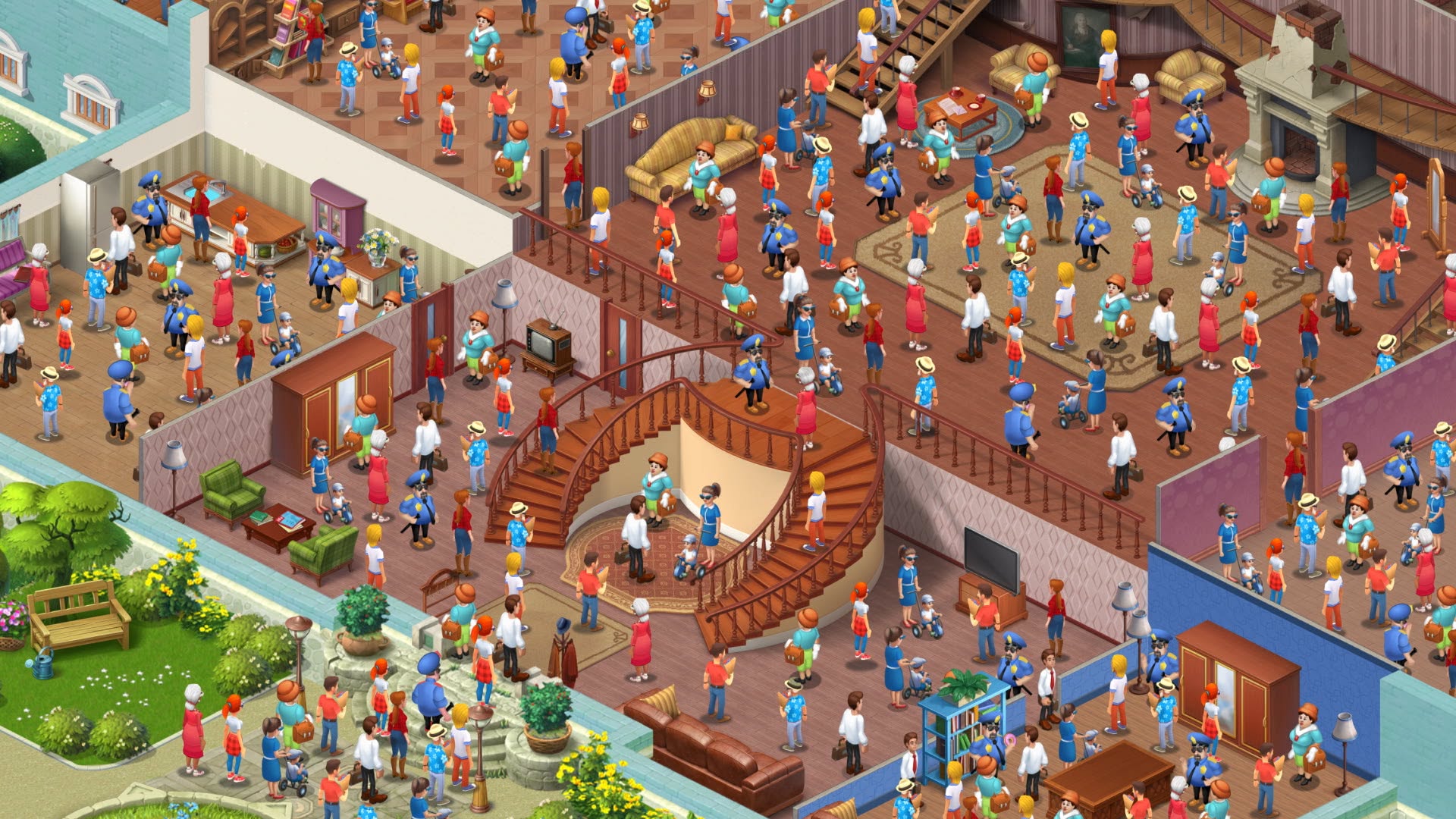 Homescapes: Match 3 Games advertising creative
