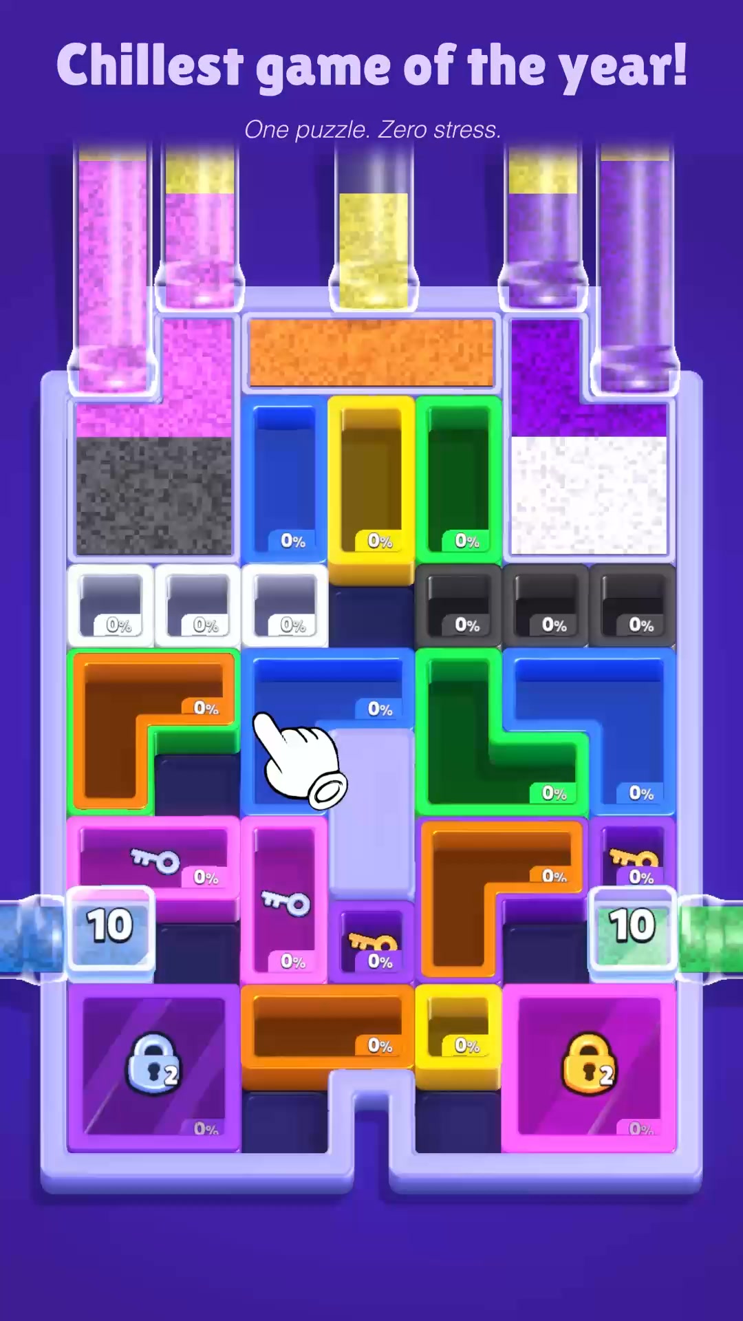 Sand Blocks: Drop Puzzle advertising creative
