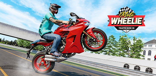 Moto Wheelie: Traffic Bike 3D advertising creative