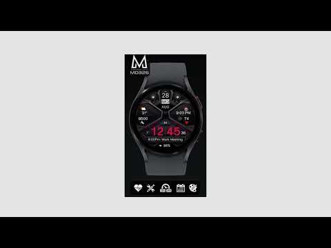 MD326 3D Modern Watch Face advertising creative