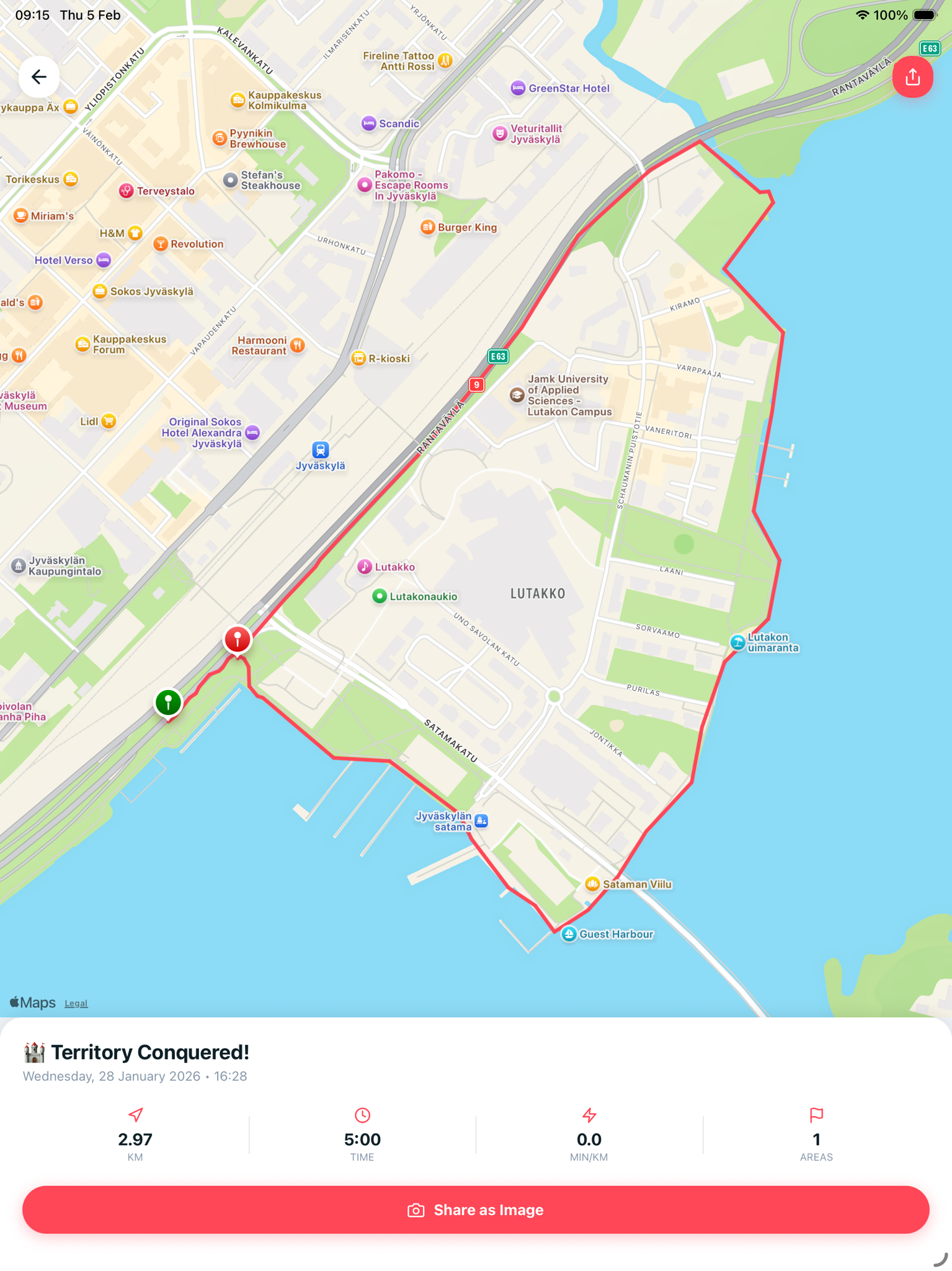 Motera: Run & Claim Territory ad creative