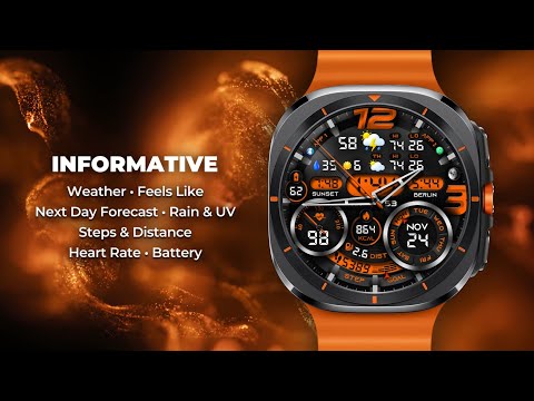 PER32 Ultra Hybrid Watch Face 广告素材