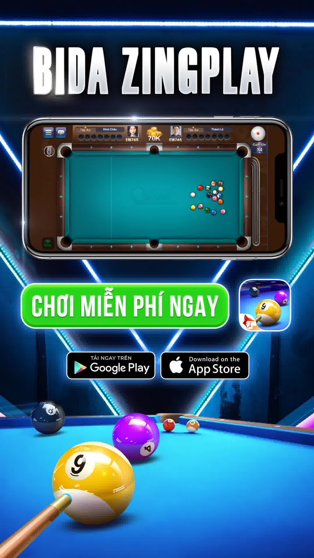 ZingPlay - Cổng game - iCa 广告素材