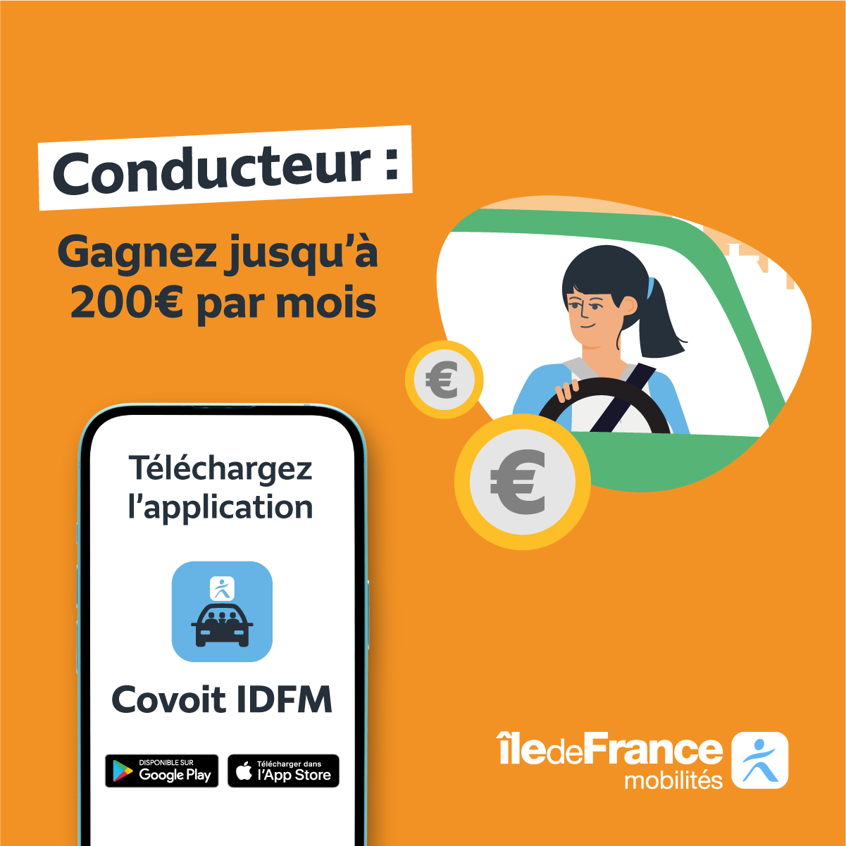 Île-de-France Mobilités advertising creative