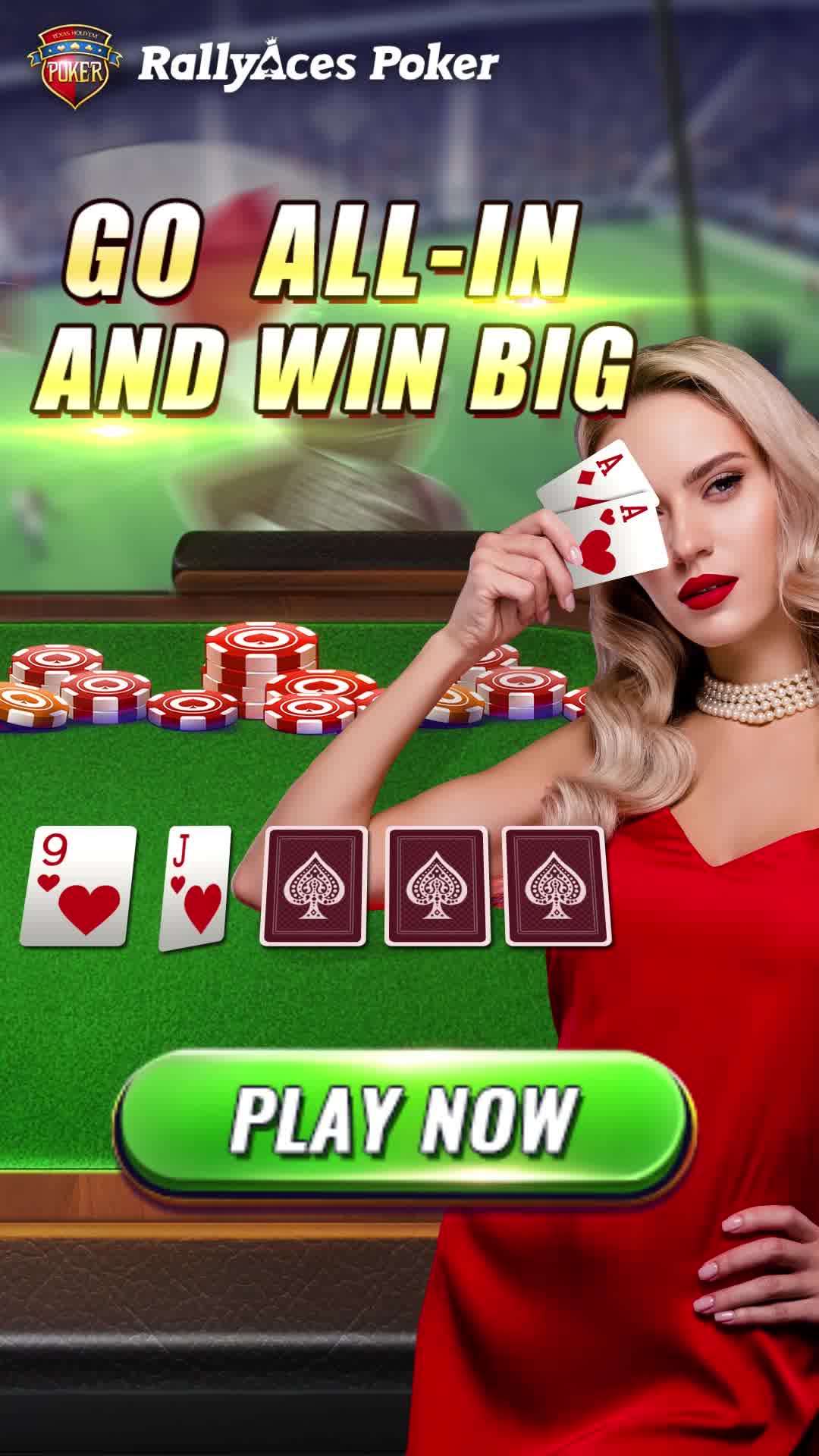 RallyAces Poker - Texas Holdem advertising creative