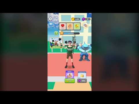 Gym Idle Clicker: Fitness Hero 广告素材