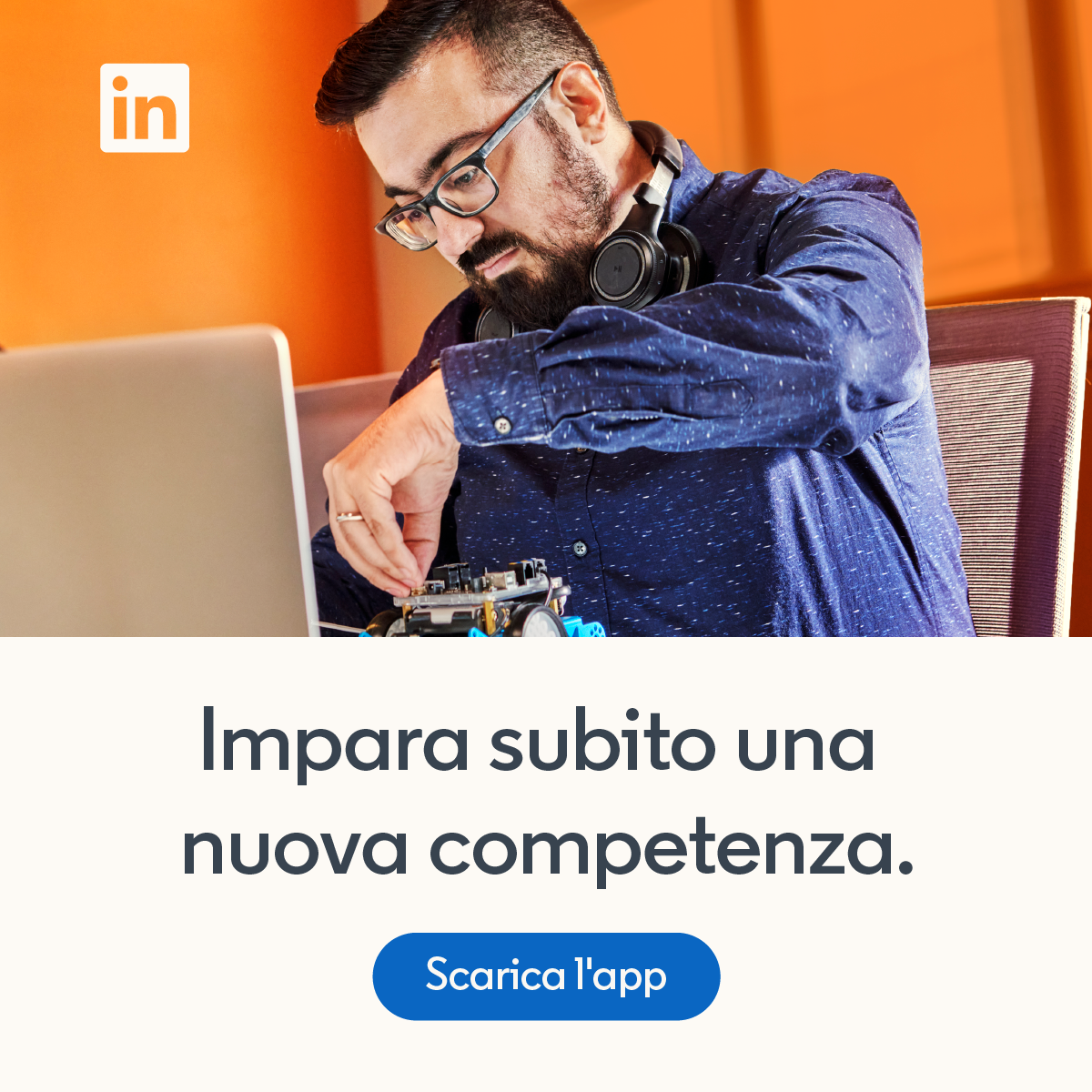 LinkedIn: Community & Network advertising creative